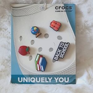 Crocs shoe charms school